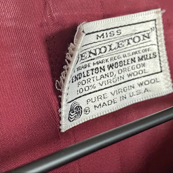 Vintage Pendleton Women’s Wool Jacket Size 10 - Picture 8 of 12